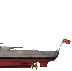 Zum Heck der Bismarck